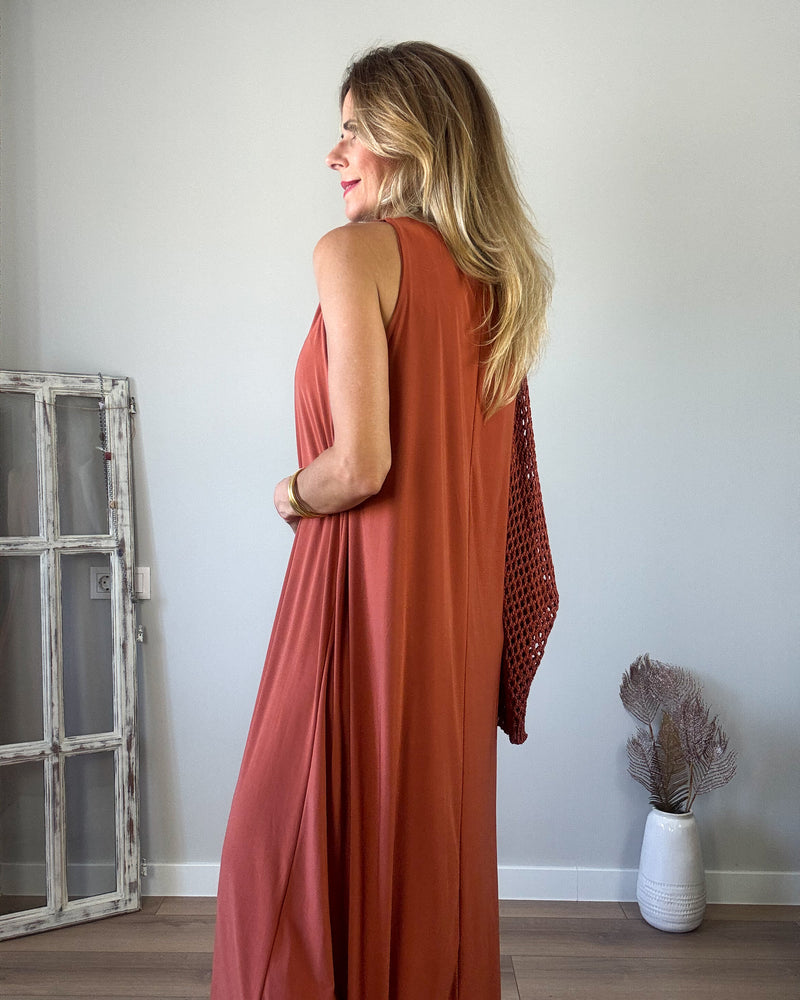 Vestido caldero iris