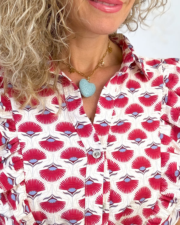 COLLAR CORAZÓN ACUA