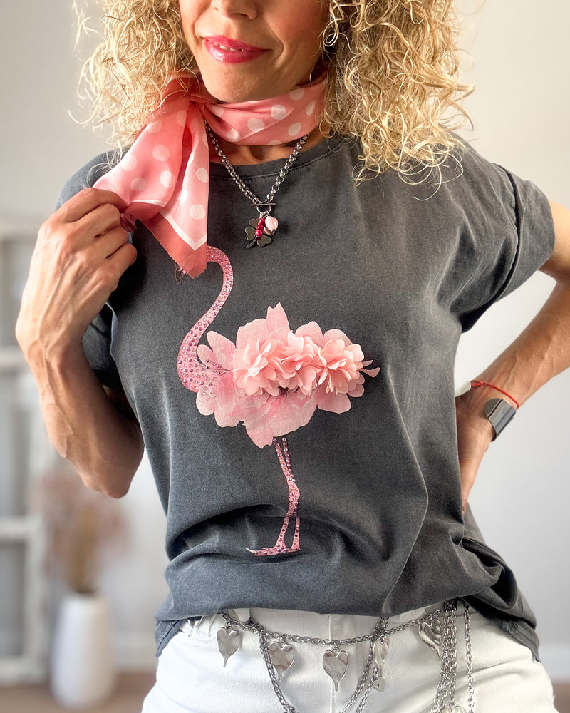 COLLAR TREBOL CEREZA