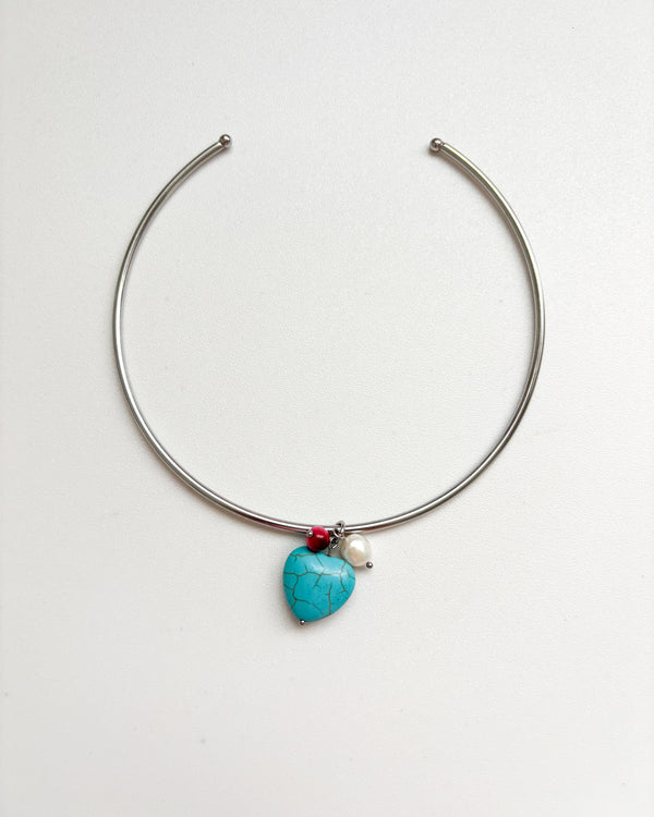 CHOCKER CORAZÓN ACERO