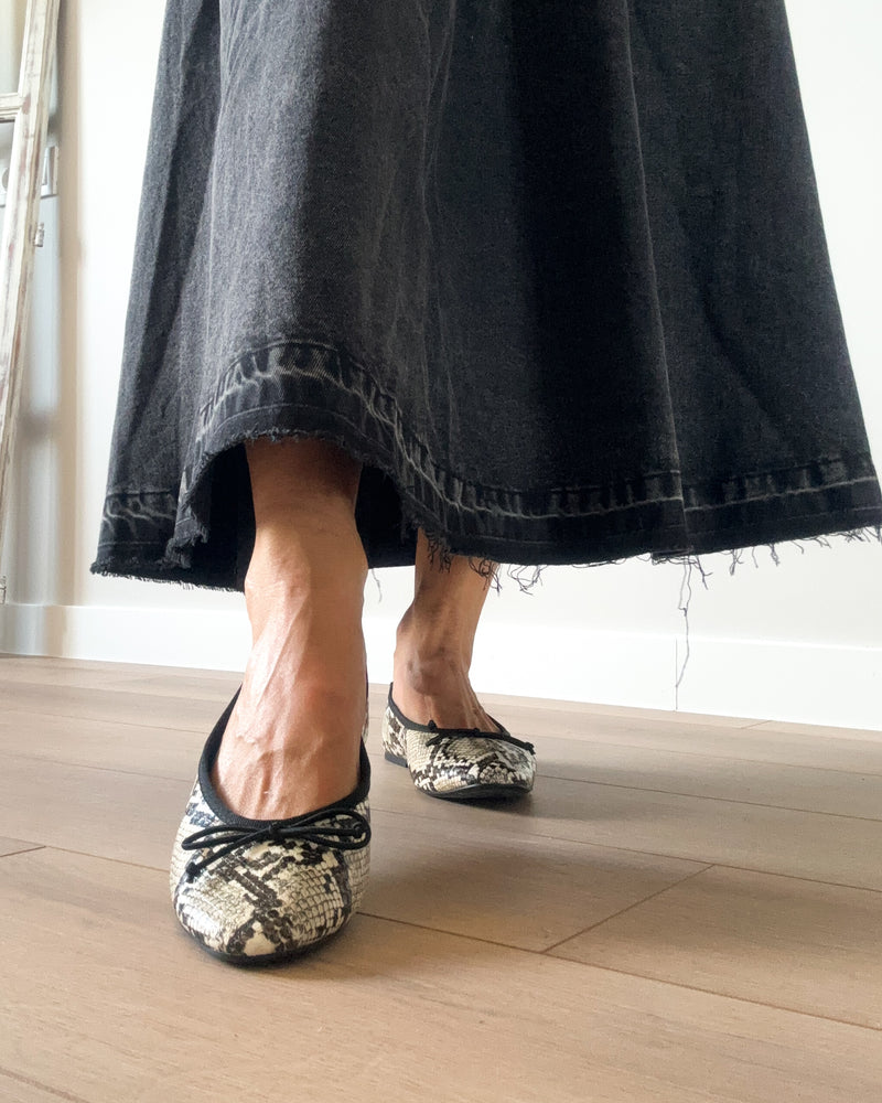 Zapato manoletina print