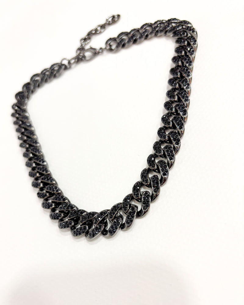 GARGANTILLA ESLABÓN GRIS