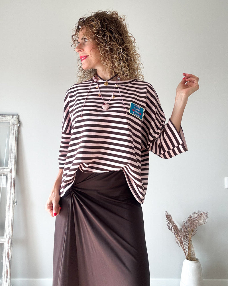 Camiseta raya choco