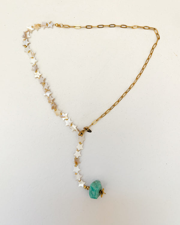 COLLAR STAR PIEDRA TURQUI