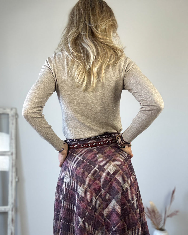 Jersey tostado cuello