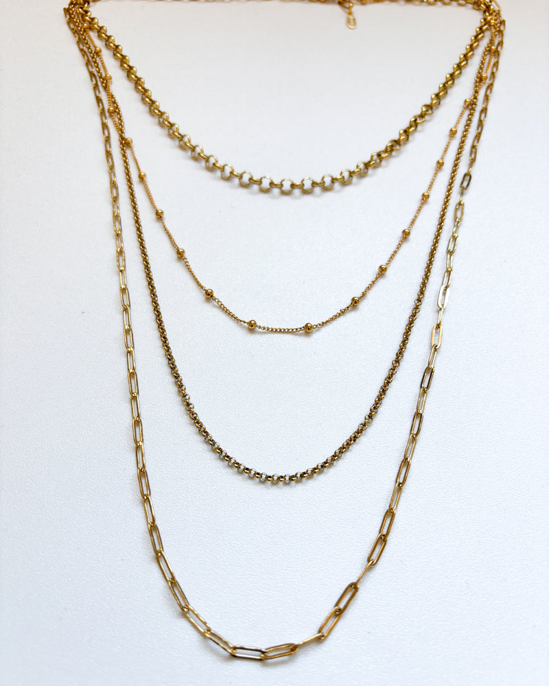 COLLAR TRIPLE CADENA