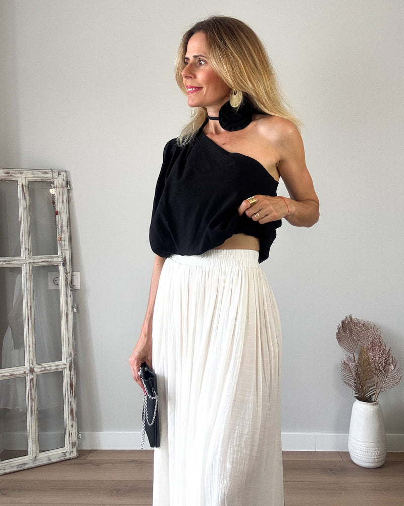 Falda beige bohemy
