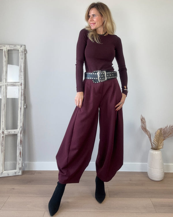 Jersey burdeos basic