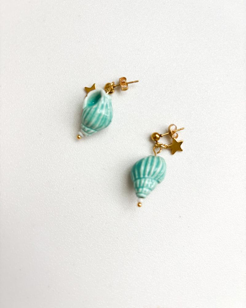 PENDIENTE CARACOLA AGUA