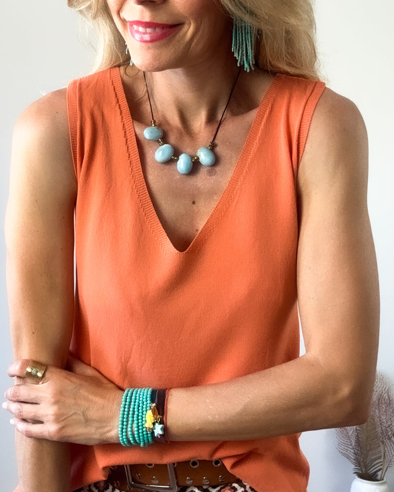 COLLAR PIEDRA MAR