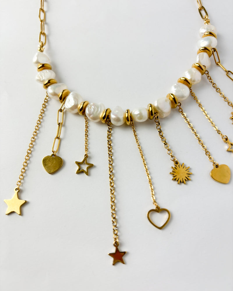 COLLAR CADENA PERL
