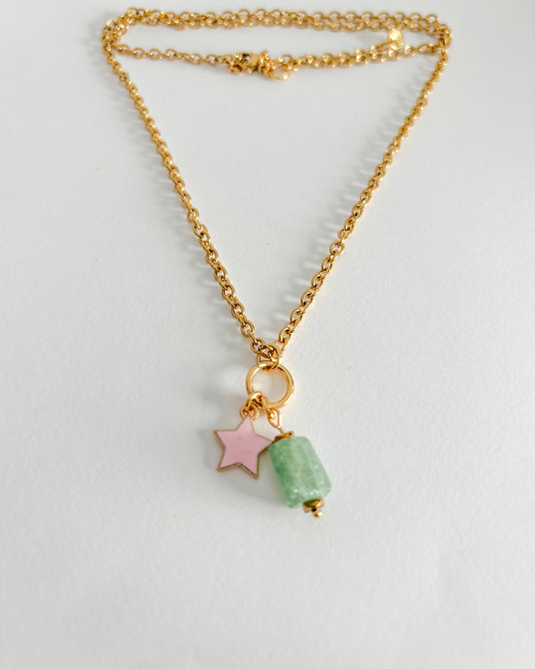 COLLAR PIEDRA MENTA