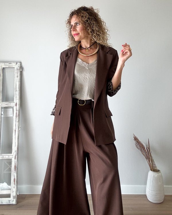 Blazer chocolate oversize