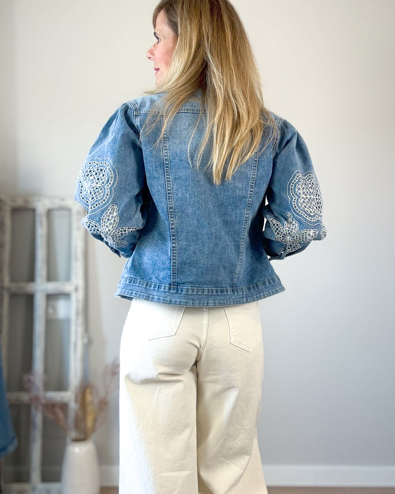 Jeans beige wideleg