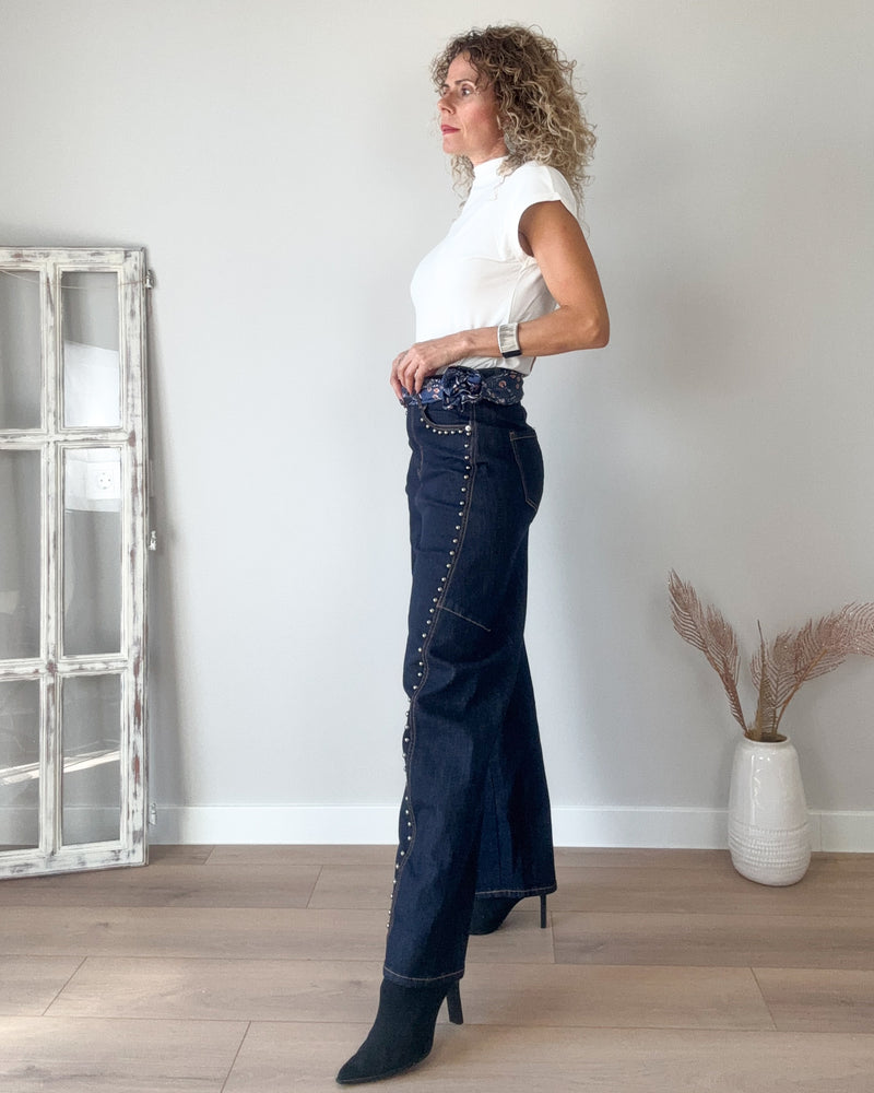 Jeans balloon tacha