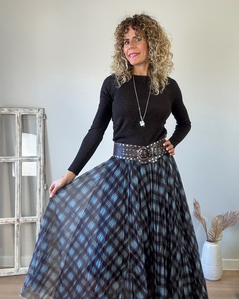 Falda cuadros tulblue