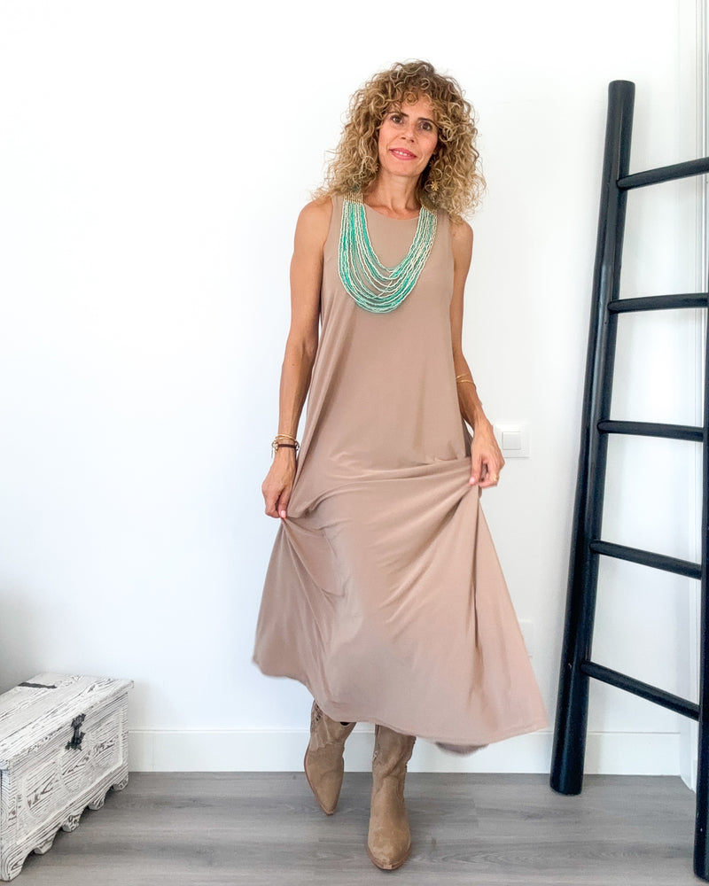 Vestido cameli punto