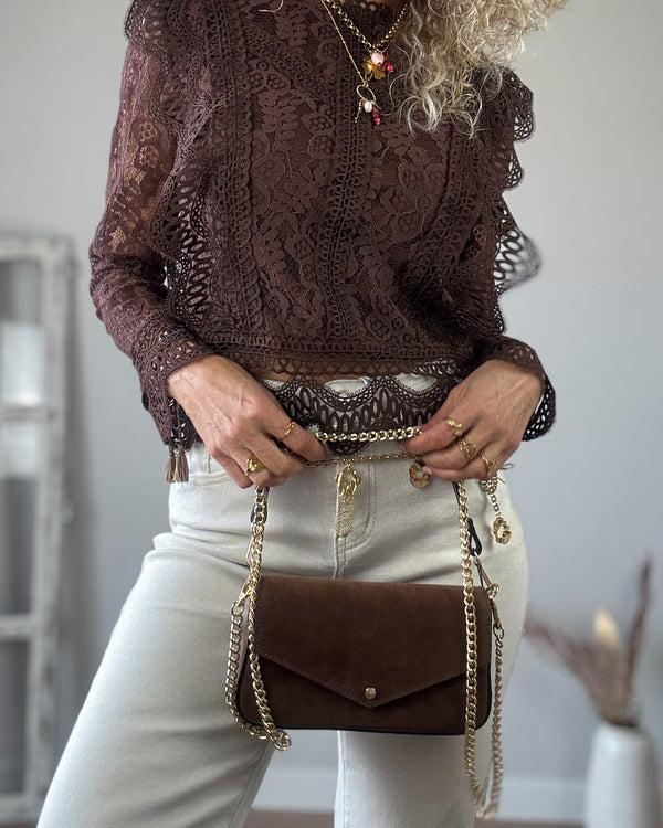 Bolso choco serraje