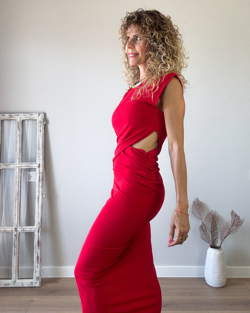 Vestido pasión drapeado