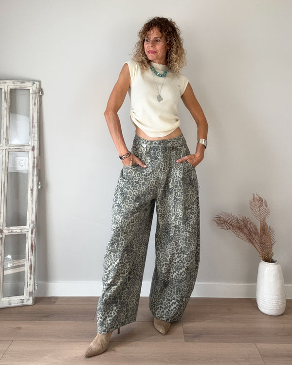Jeans print balloon