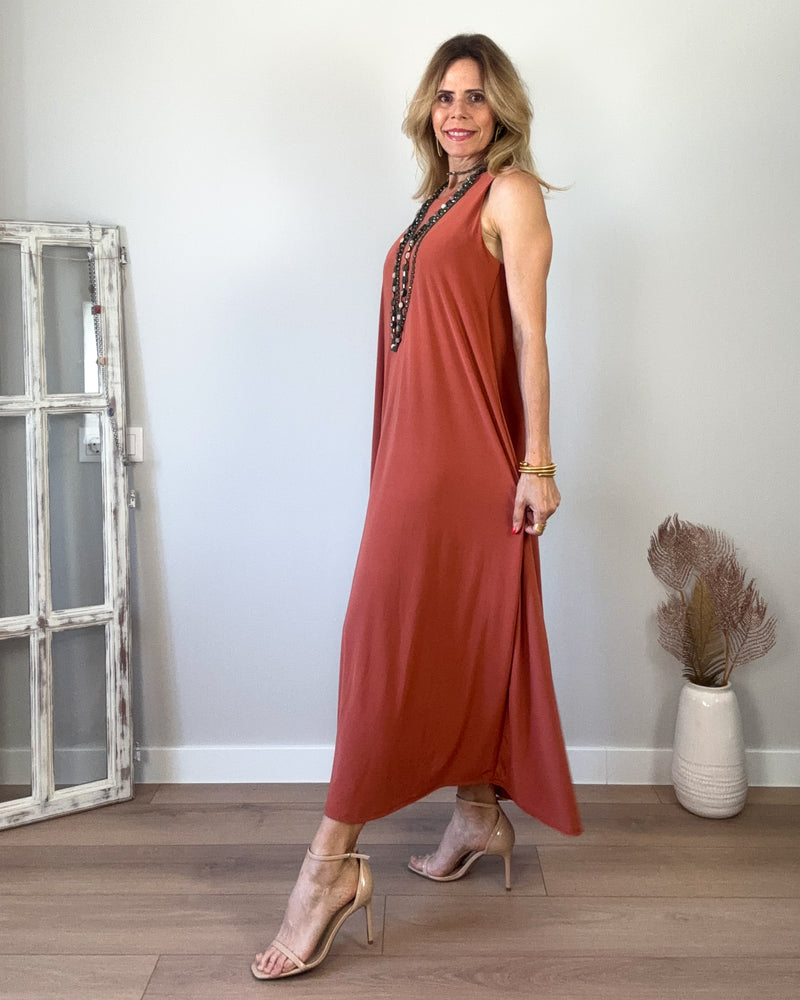 Vestido caldero iris