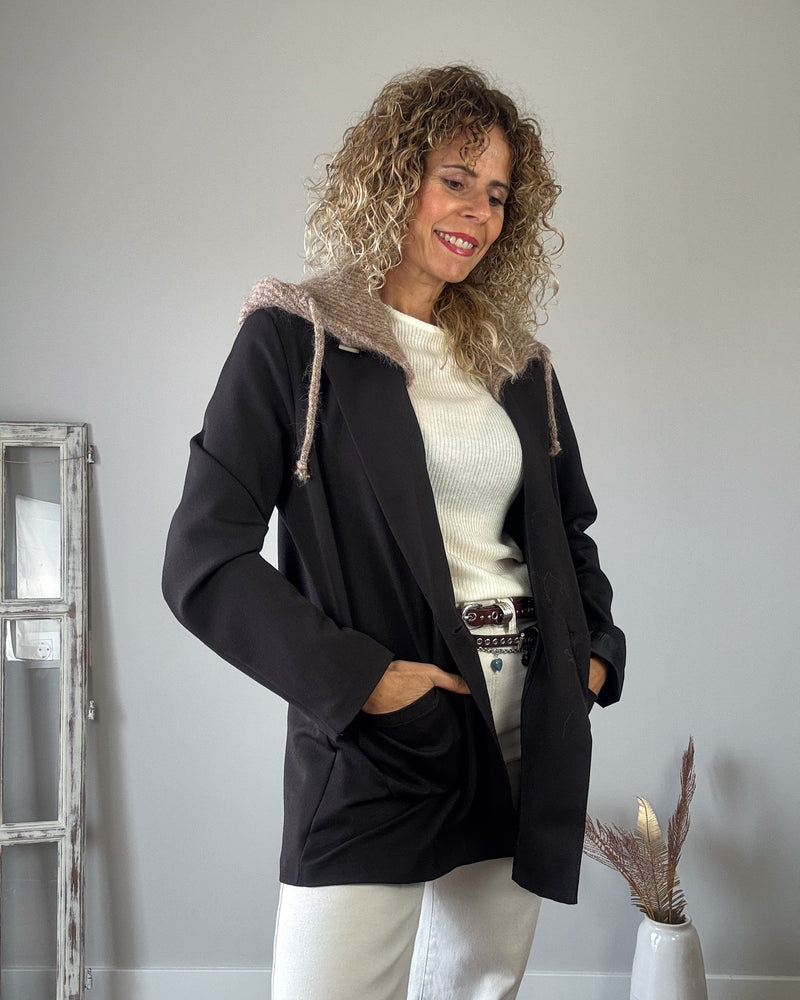 Gorra capucha tostada