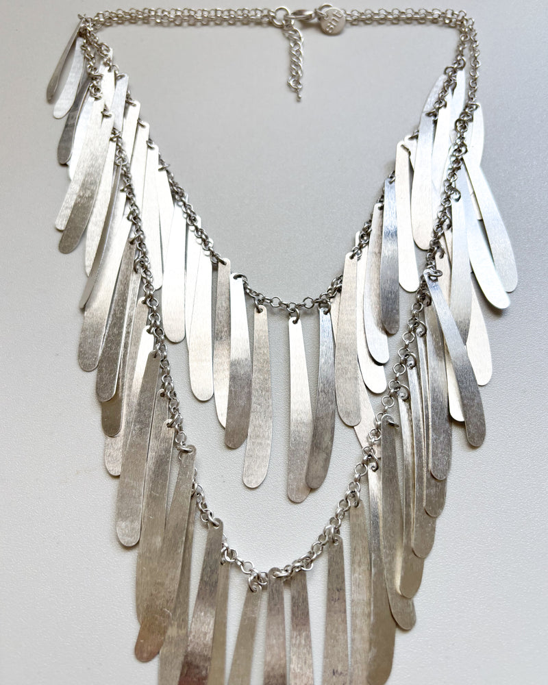 COLLAR LÁGRIMAS PLATA