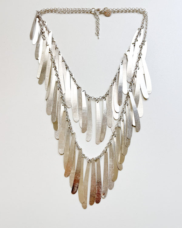 COLLAR LÁGRIMAS PLATA