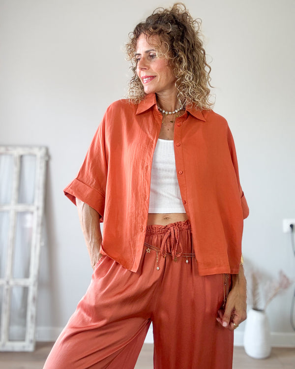 Camisa caldero midi
