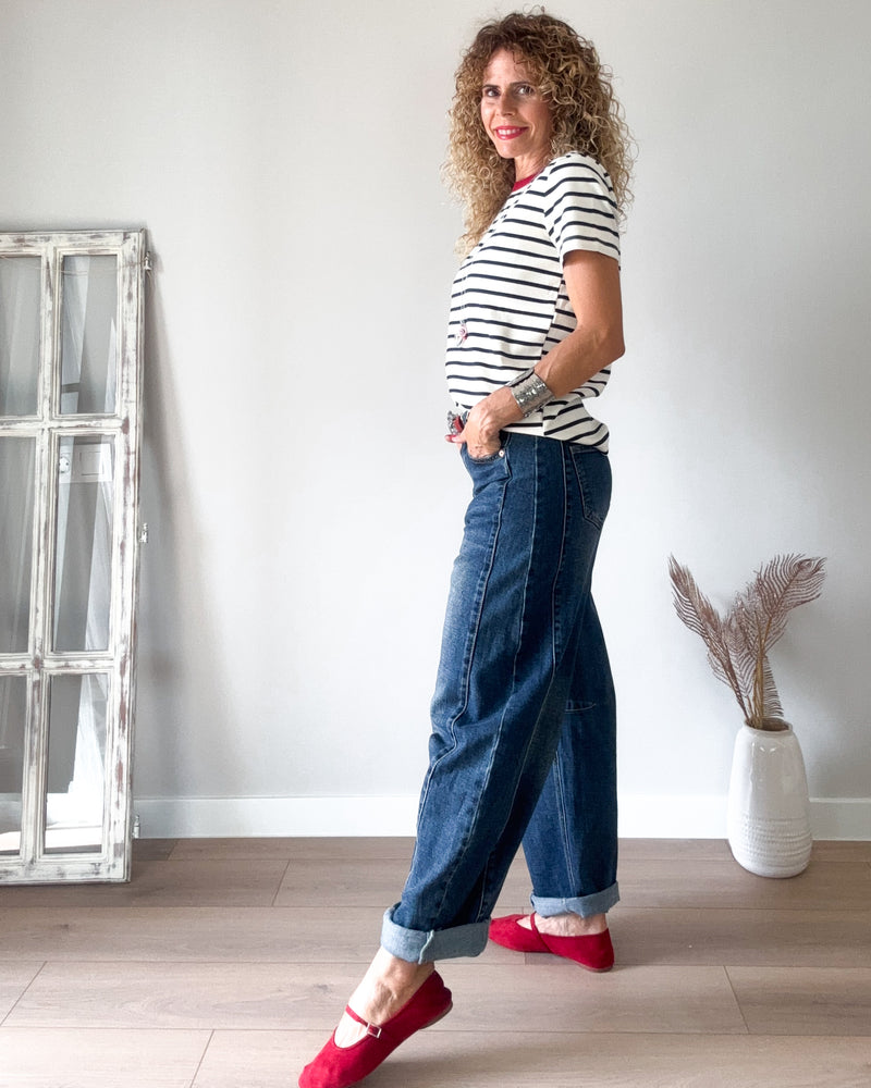 Jeans balloon azul