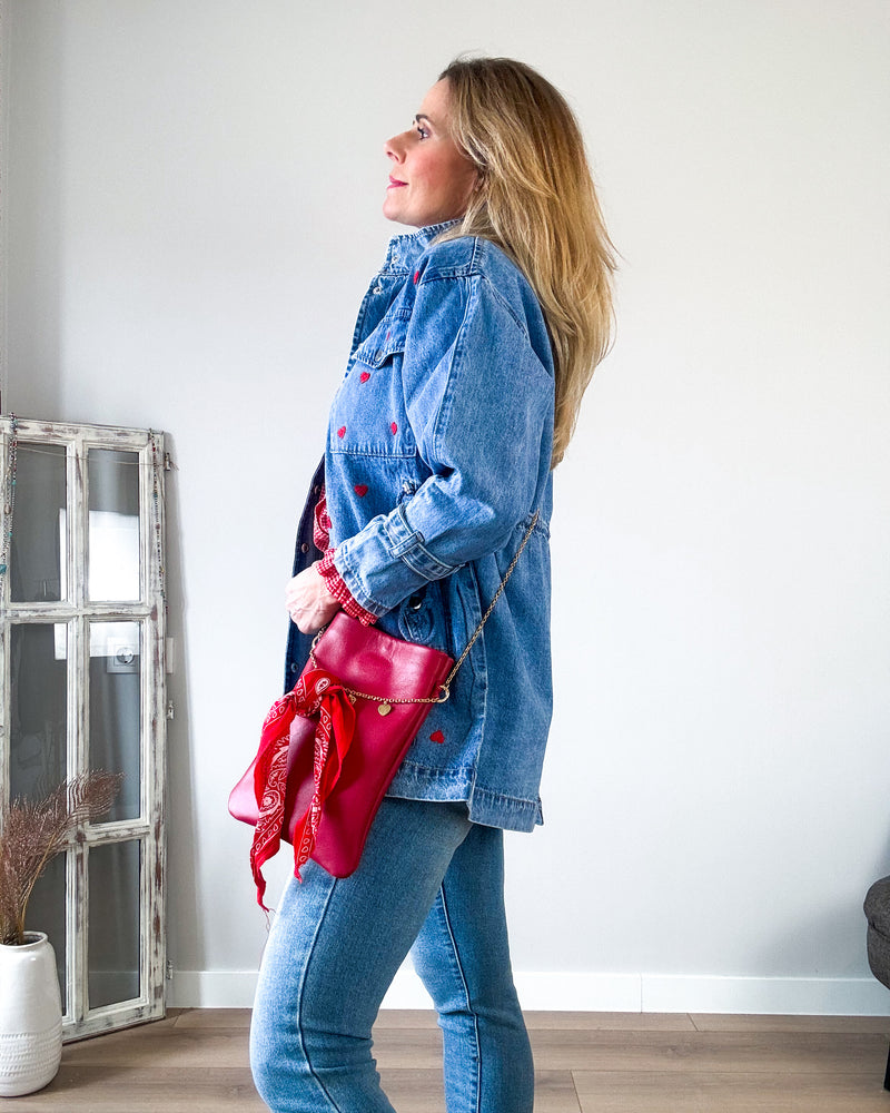 Chaqueta denim love