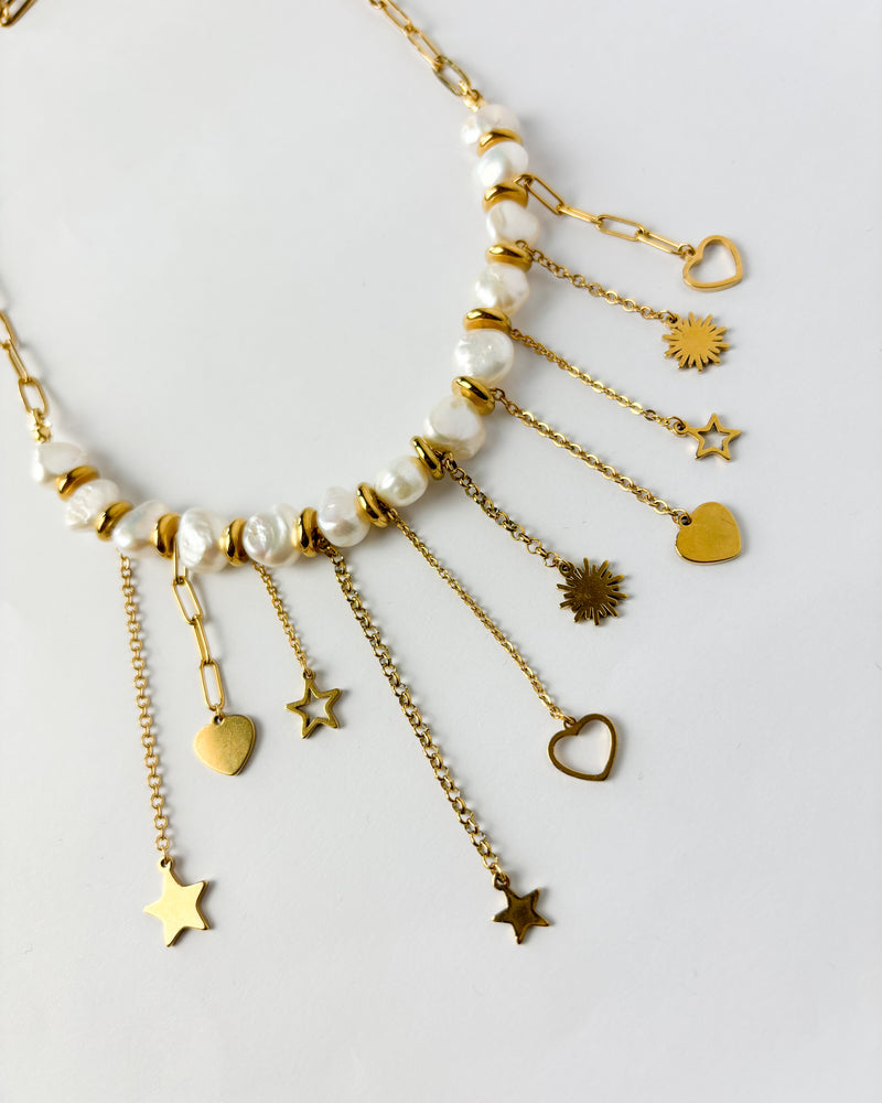 COLLAR CADENA PERL