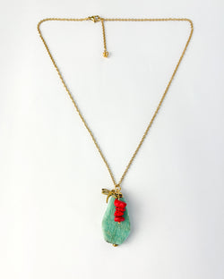 COLLAR TURQUESA CORAL