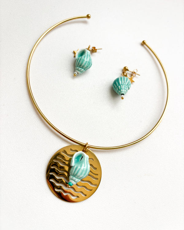CHOCKER CARACOLA AGUA