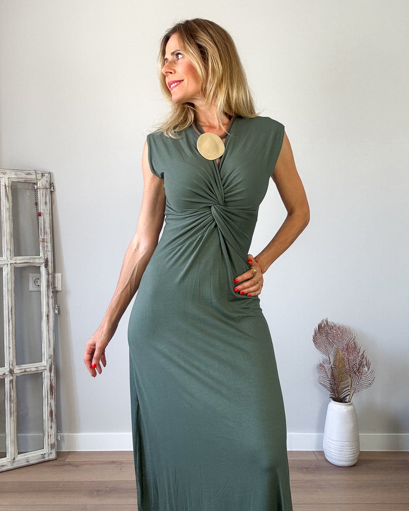Vestido sweet caqui