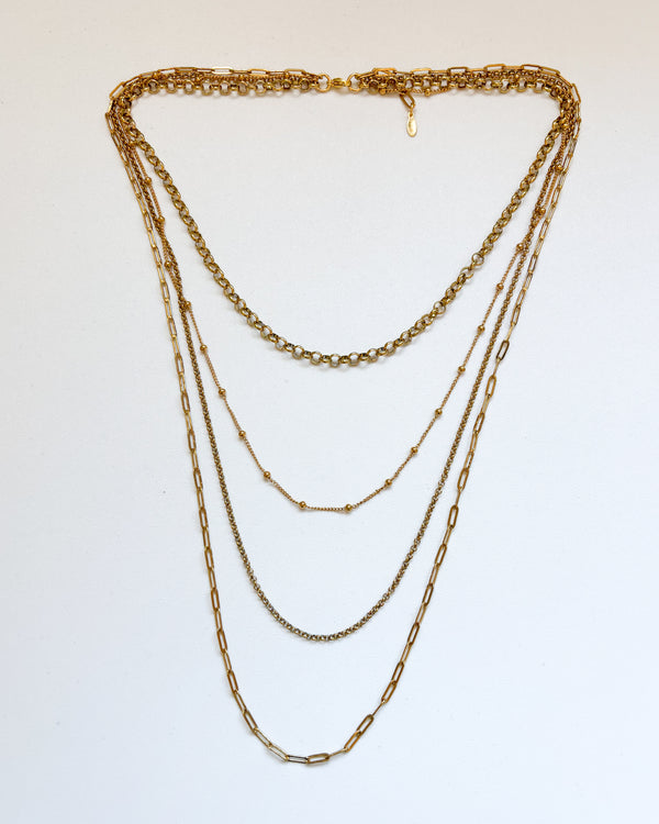 COLLAR TRIPLE CADENA