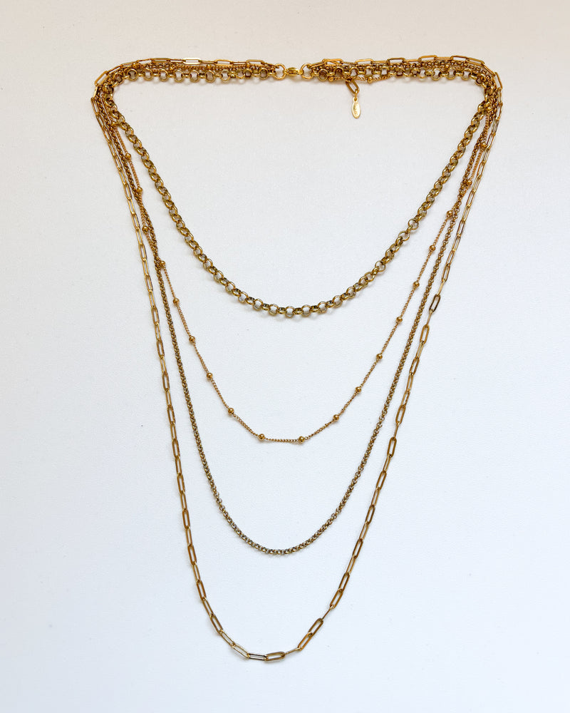 COLLAR TRIPLE CADENA