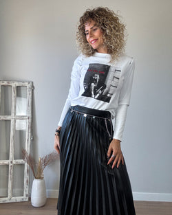 Camiseta blanca tacha