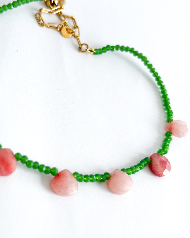 COLLAR VERDI FUCSIA