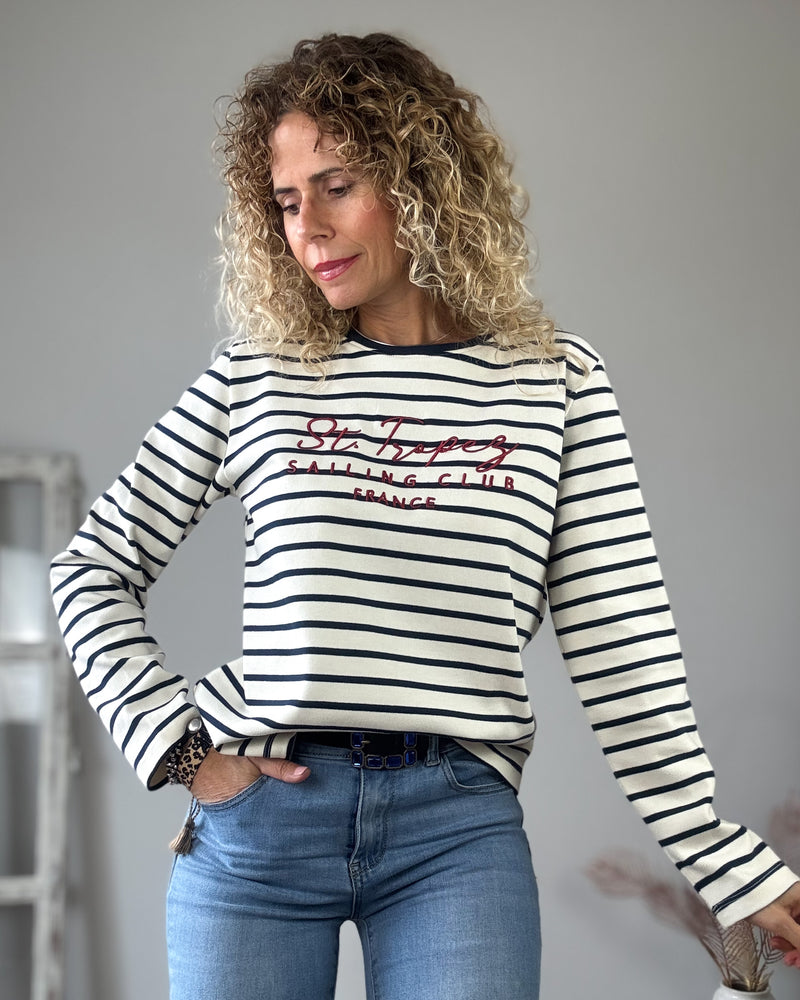 Camiseta rayas manga