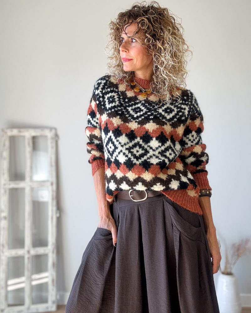 Jersey greca tierra