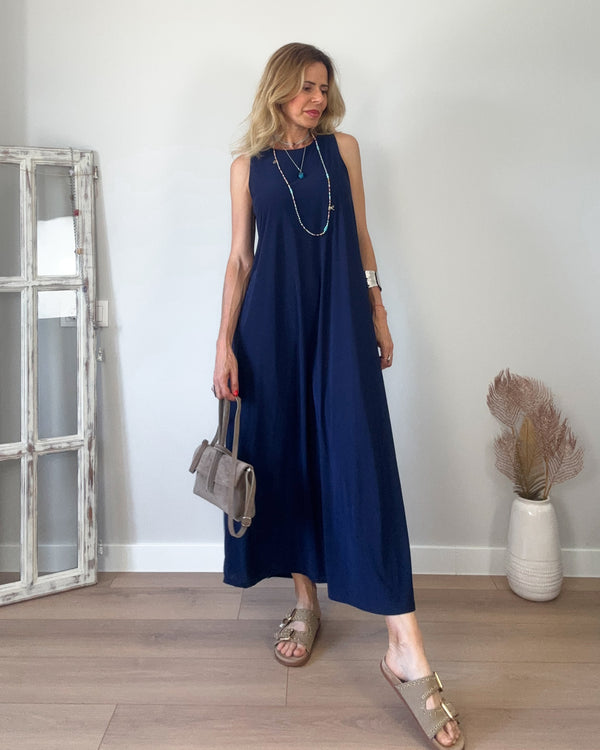 Vestido punto marino iris