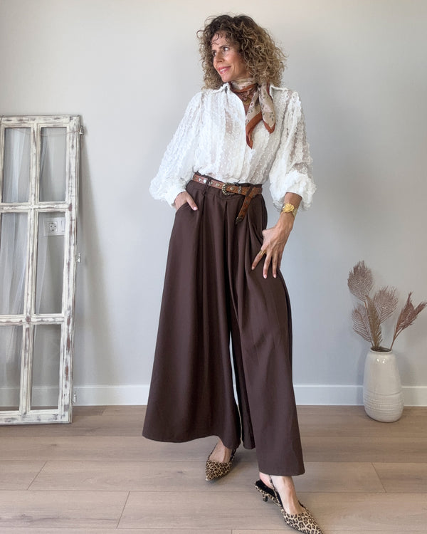 Blusa blanca topito