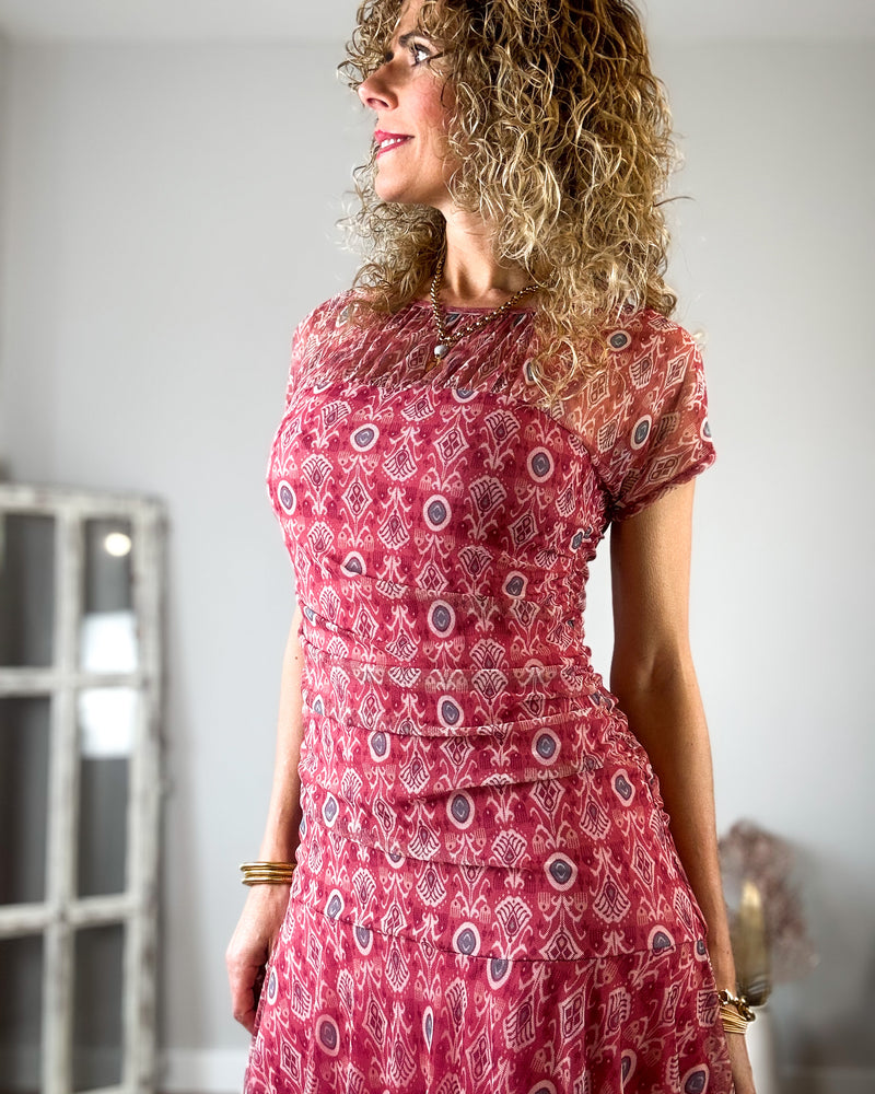 Vestido tul rosa blue