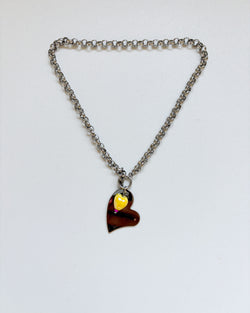 COLLAR TREBOL LIMÓN