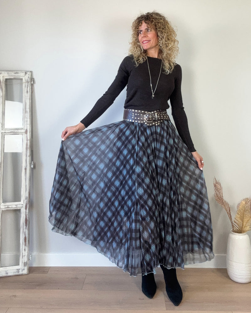 Falda cuadros tulblue