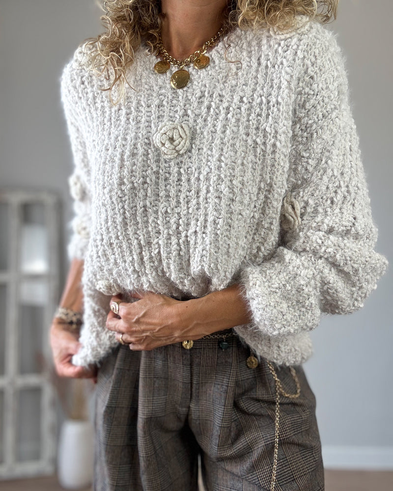Jersey flor piedra