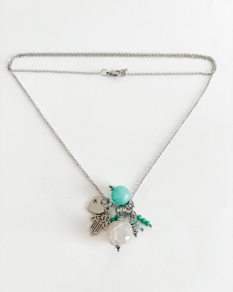 COLLAR PIEDRA TURQUESA