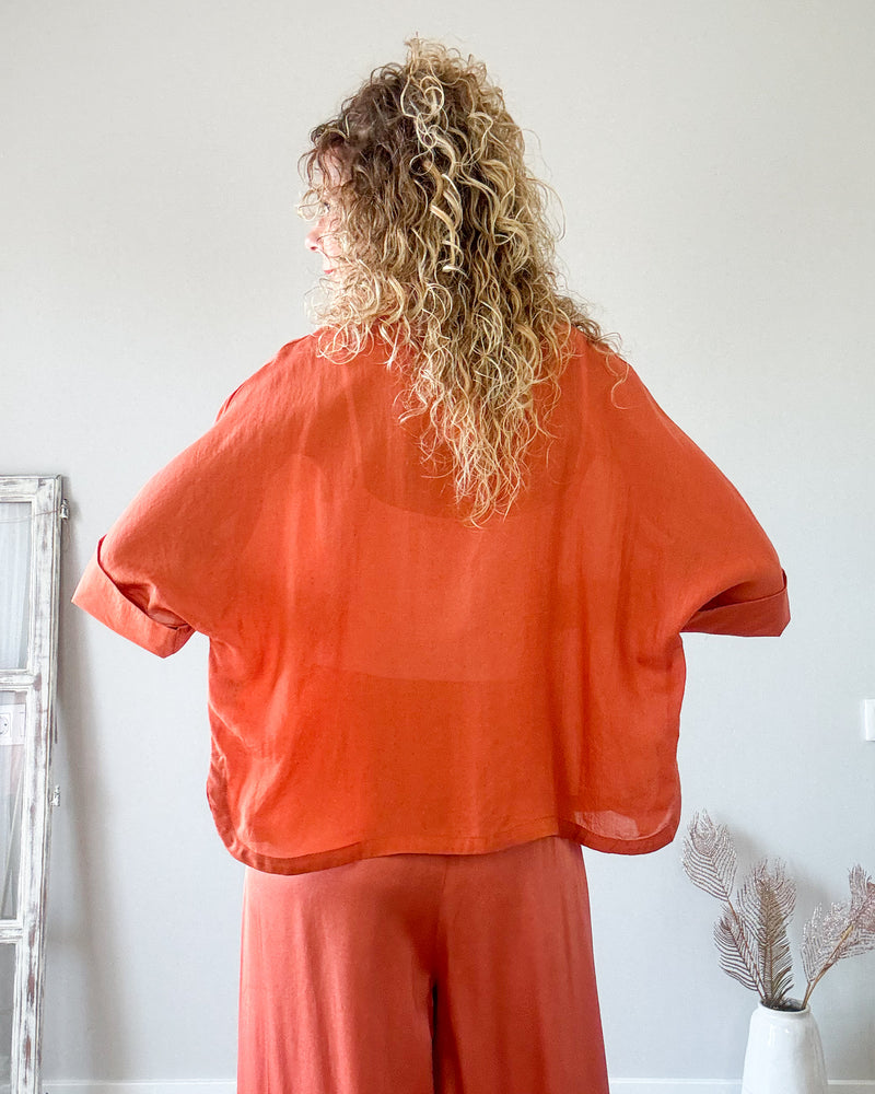 Camisa caldero midi