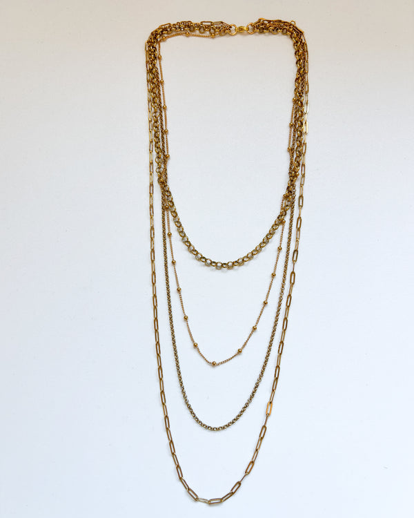 COLLAR TRIPLE CADENA